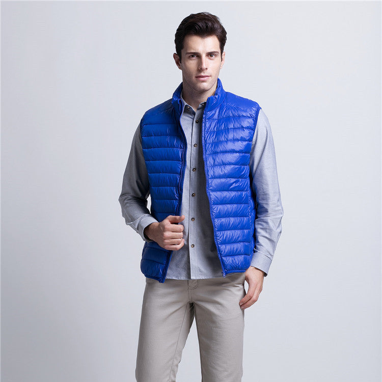 OLD MONEY MENS PUFFER VEST JACKET