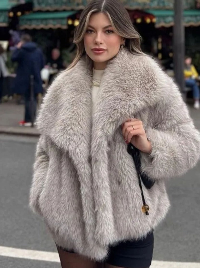 FAUX FUR COAT