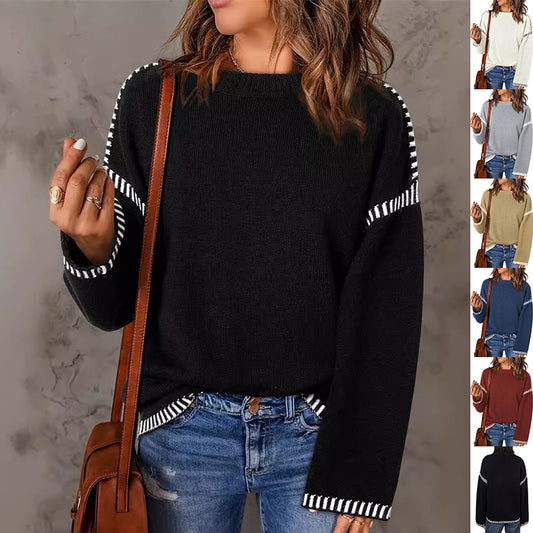 WOMENS KNITTED PULLOVER SWEATER