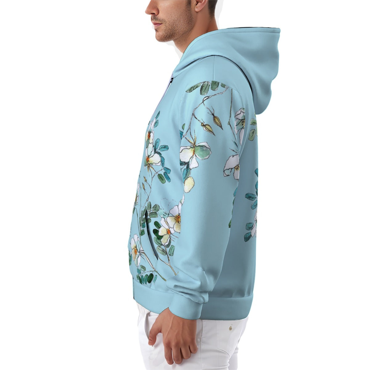 Weftvy Palette Artistic Zip Up Hoodie