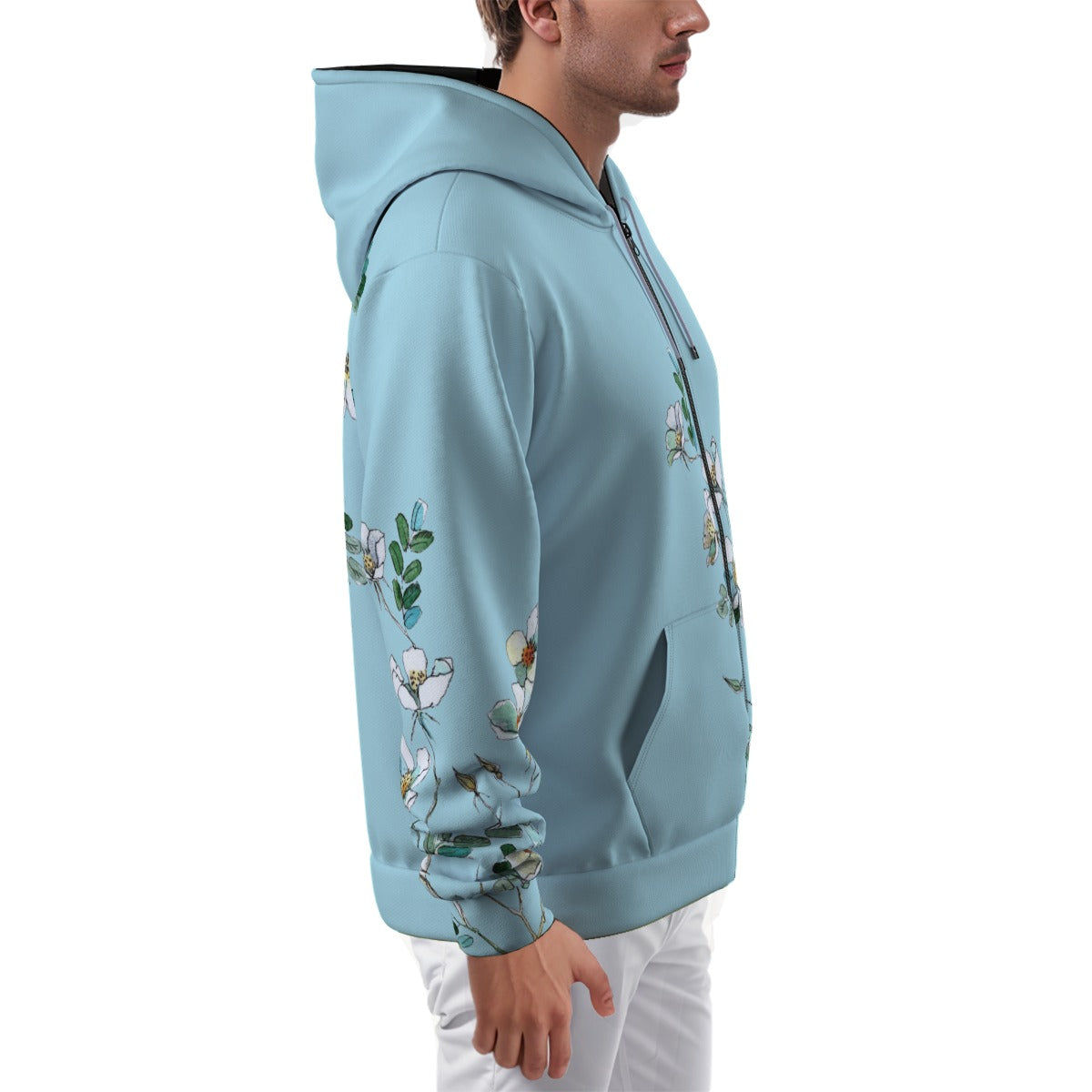 Weftvy Palette Artistic Zip Up Hoodie