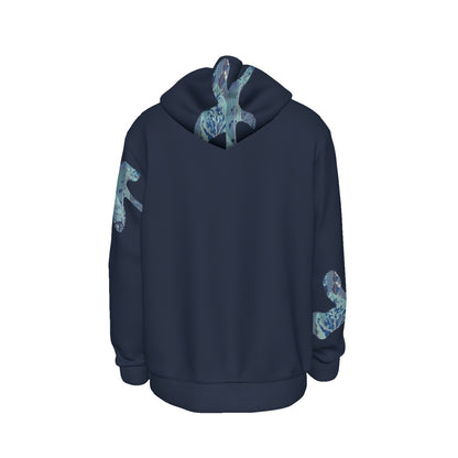 Weftvy Ripped Inspired Pull Over Hoodie