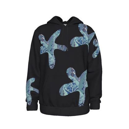 Weftvy Ripped Inspired Pull Over Hoodie