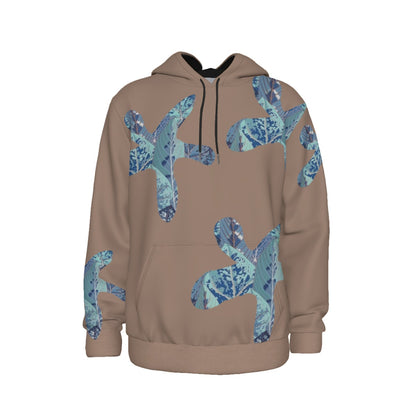 Weftvy Ripped Inspired Pull Over Hoodie