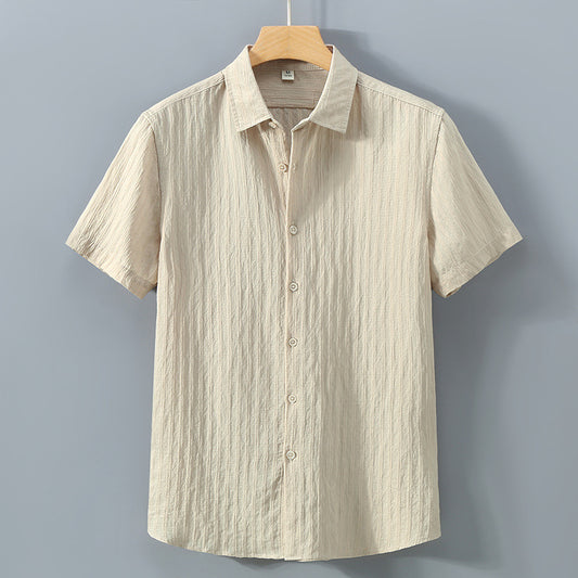 OLD MONEY Estate cotton shirt (shortsleeve)