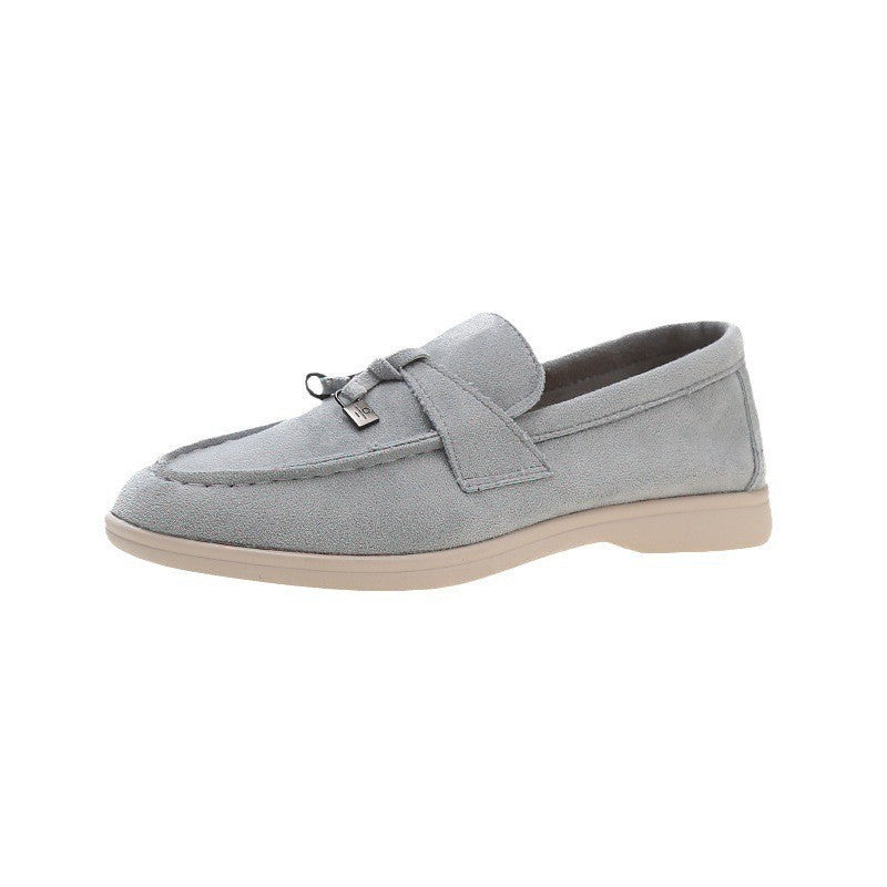 OLD MONEY Suede Lady Loafers