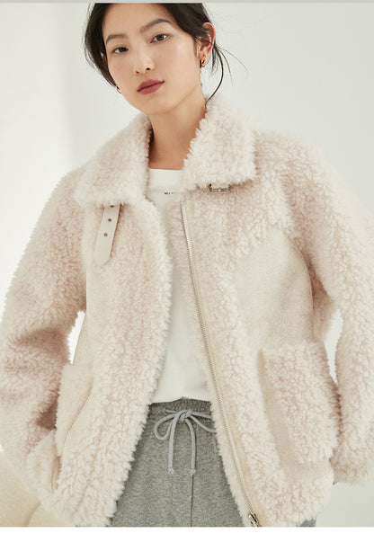 Women's Sheep Shearling Teddy Jacket