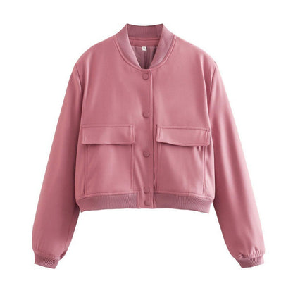 Women's bomber varsity jacket