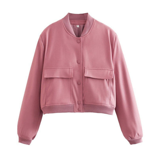 Women's bomber varsity jacket