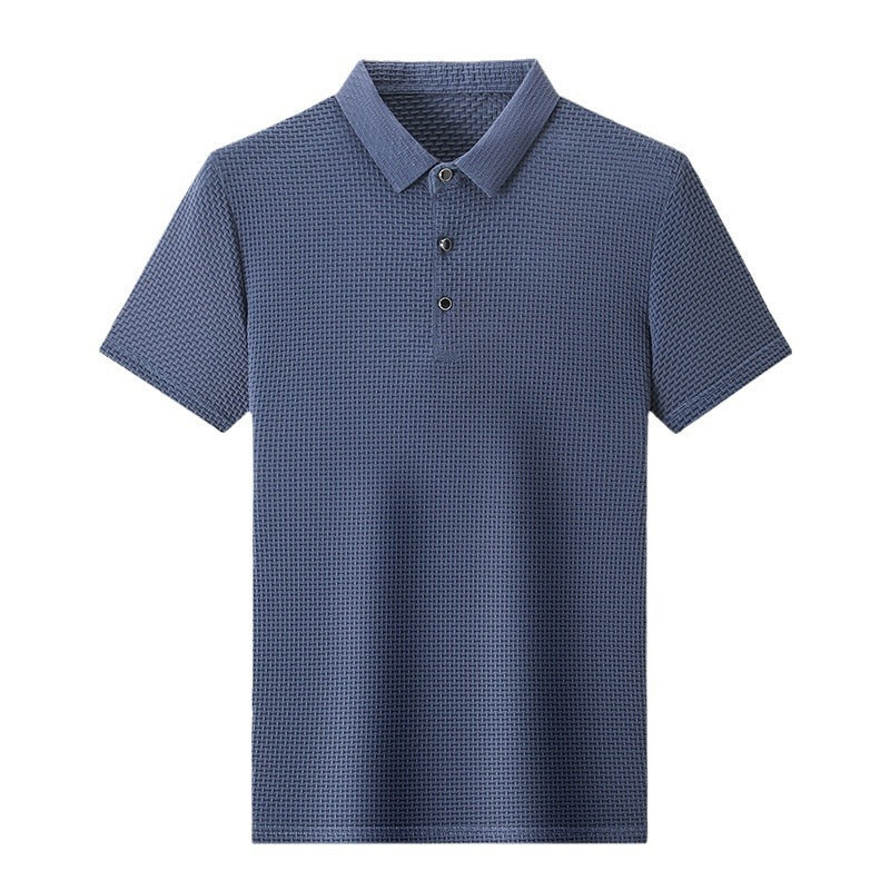 OLD MONEY Wrinkle-Free Oxford POLO T-SHIRT