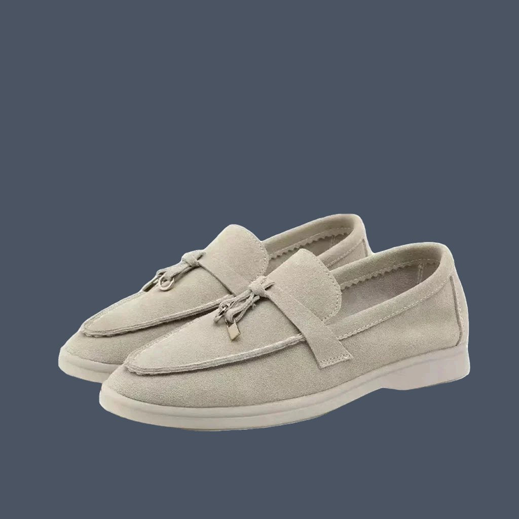 OLD MONEY Suede Lady Loafers