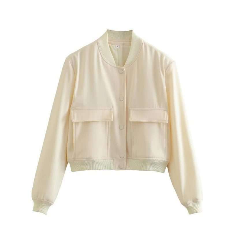 Women's bomber varsity jacket