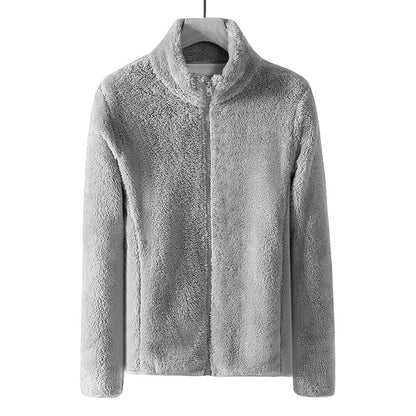 PLUSH FLEECE TEDDY JACKET