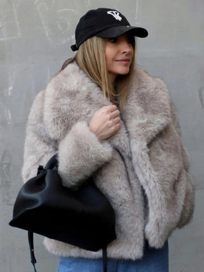 FAUX FUR COAT