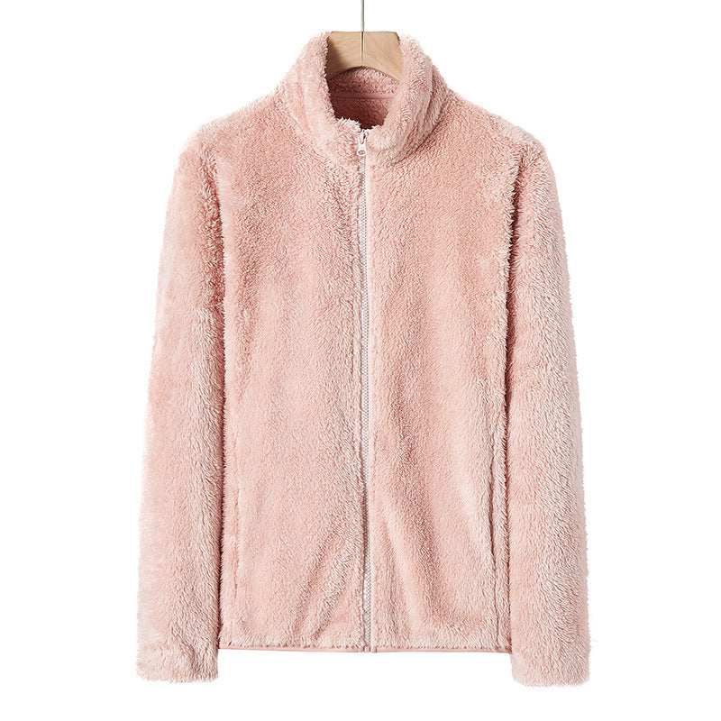 PLUSH FLEECE TEDDY JACKET