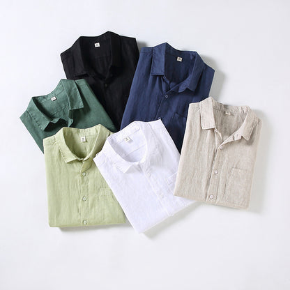 OLD MONEY Legacy Linen Shirts (Shortsleeve)