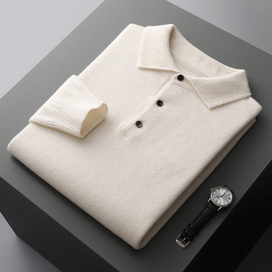 OLD MONEY 100% CASHMERE POLO