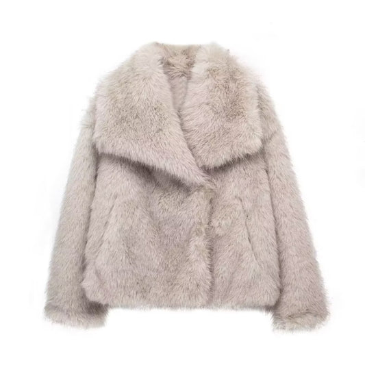 FAUX FUR COAT