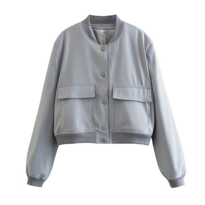 Women's bomber varsity jacket