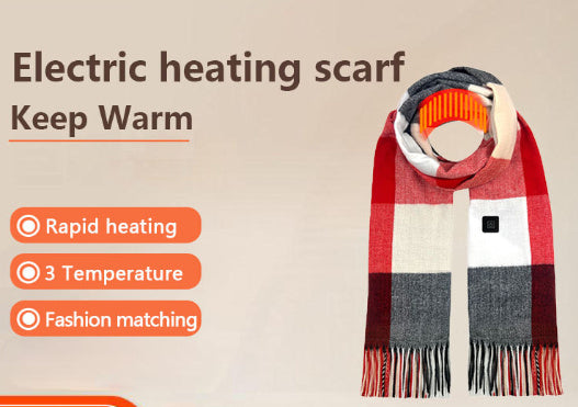 Premium Electric Heating Women's Shawl With Power Bank